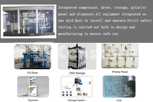 Censtar Skid Mount CNG fueling system